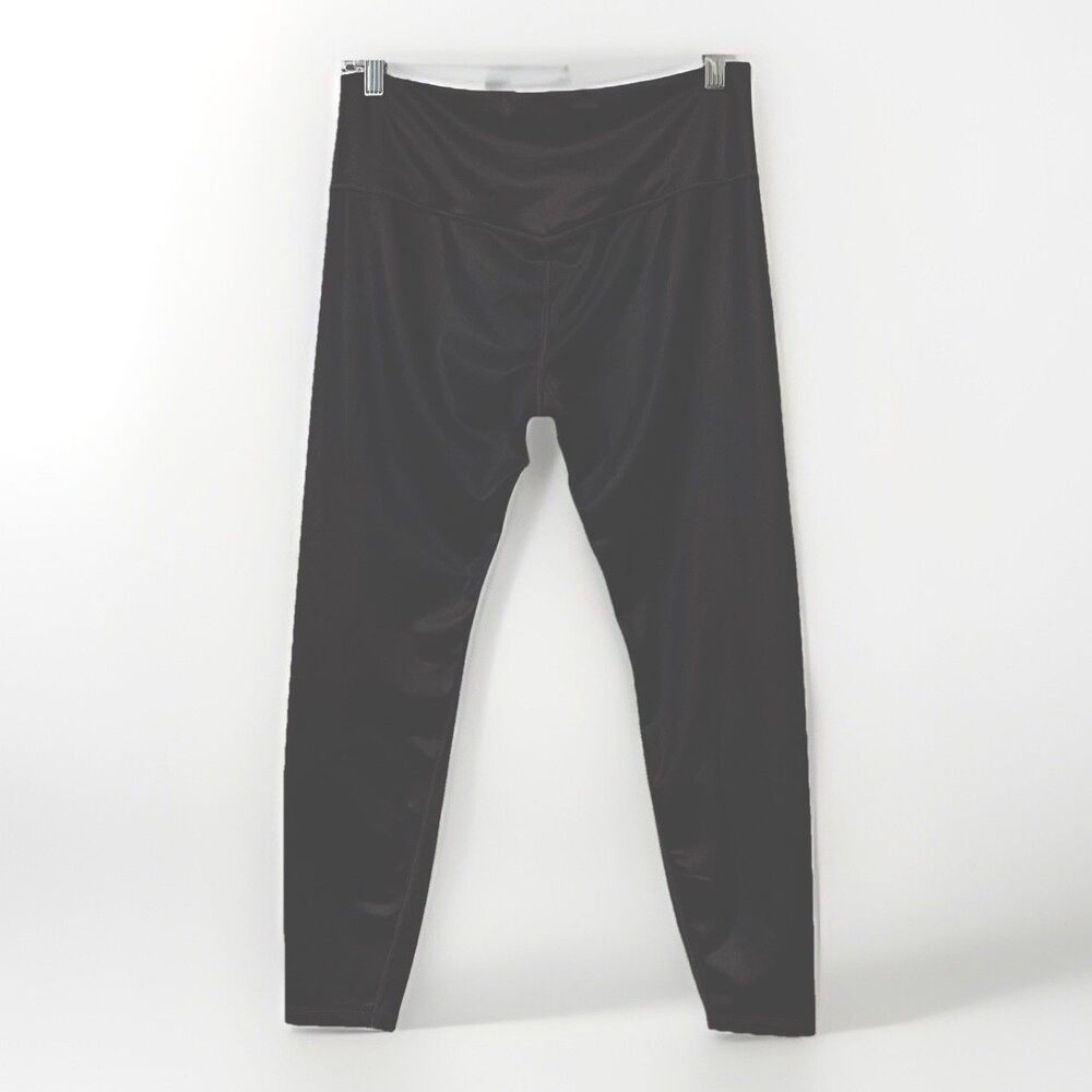 Athleta Elation Ultra High Rise 7/8 Tight Leggings Womens M Purple Shimmer Yoga - Picture 3 of 6